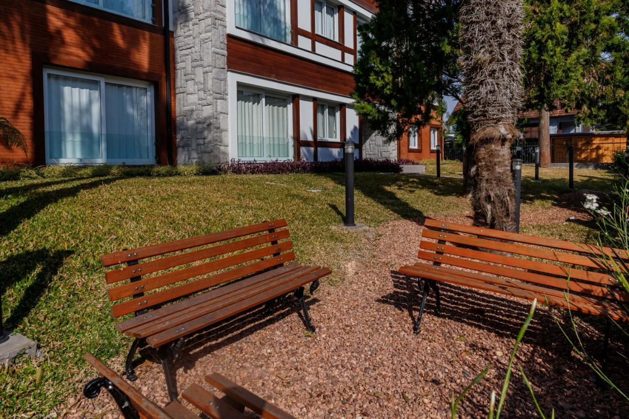 Apto Lindamente Decorado No Centro De Gramado Leilighet Eksteriør bilde