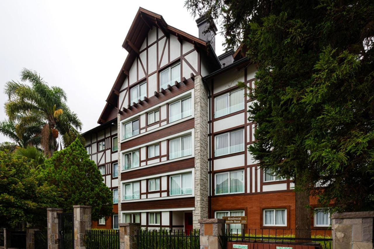 Apto Lindamente Decorado No Centro De Gramado Leilighet Eksteriør bilde